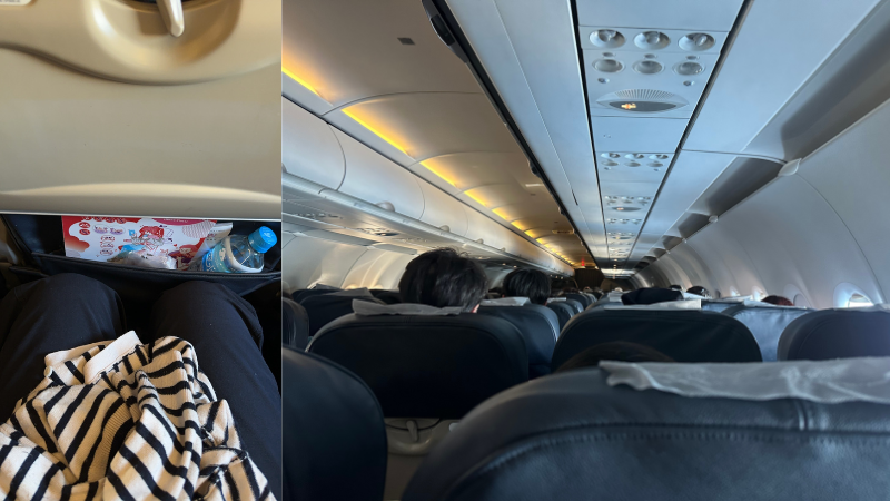 香港航空の機内